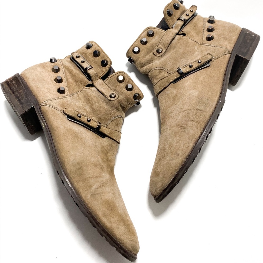 Stuart Weitzman Go West Studded Booties - image 1